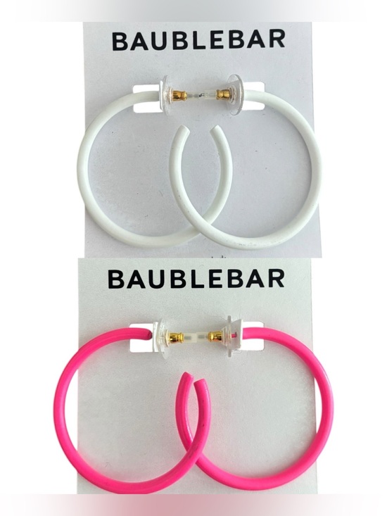 BaubleBar Jewelry - BaubleBar Glow in the Dark Hoops - 1 Pair